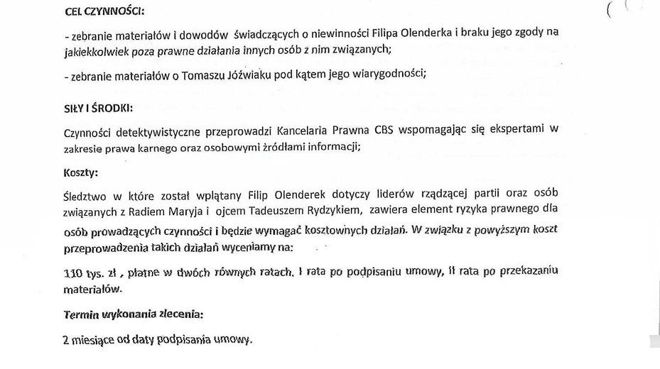 Oferta detektywistyczna Marka Pohnke — cel czynności i koszty